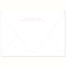 Load image into Gallery viewer, Antique Border Birth Announcement—Pink