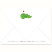 Load image into Gallery viewer, Golf Green Watercolor Stationery