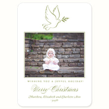 Load image into Gallery viewer, Dove and Olive Branch Photo Card
