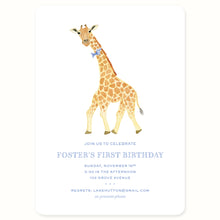 Load image into Gallery viewer, Giraffe Invitation