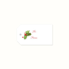 Load image into Gallery viewer, Holly Leaves Gift Tags