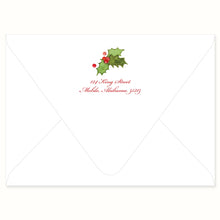 Load image into Gallery viewer, Holly Leaves Card