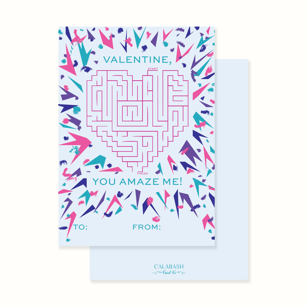 Maze Heart Valentine Set