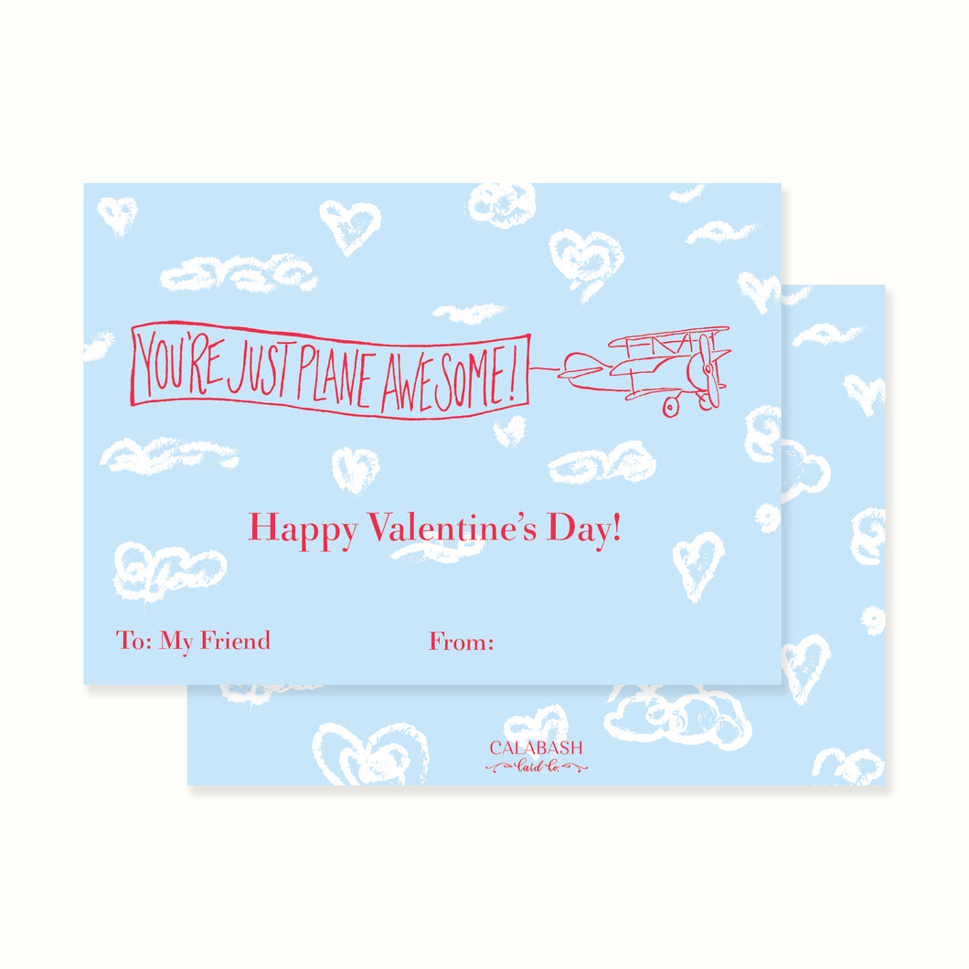Plane Awesome Valentine Set