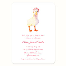 Load image into Gallery viewer, Baby Goose Invitation
