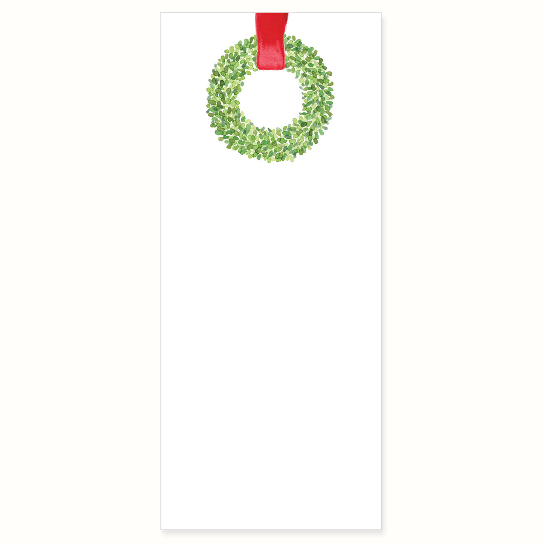 Boxwood Wreath Notepad