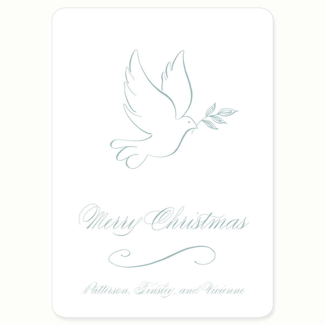 Dove and Olive Branch Card