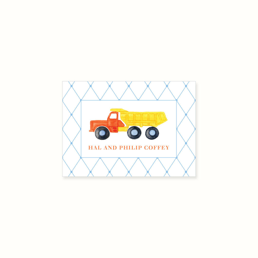 Dump Truck Enclosure Card