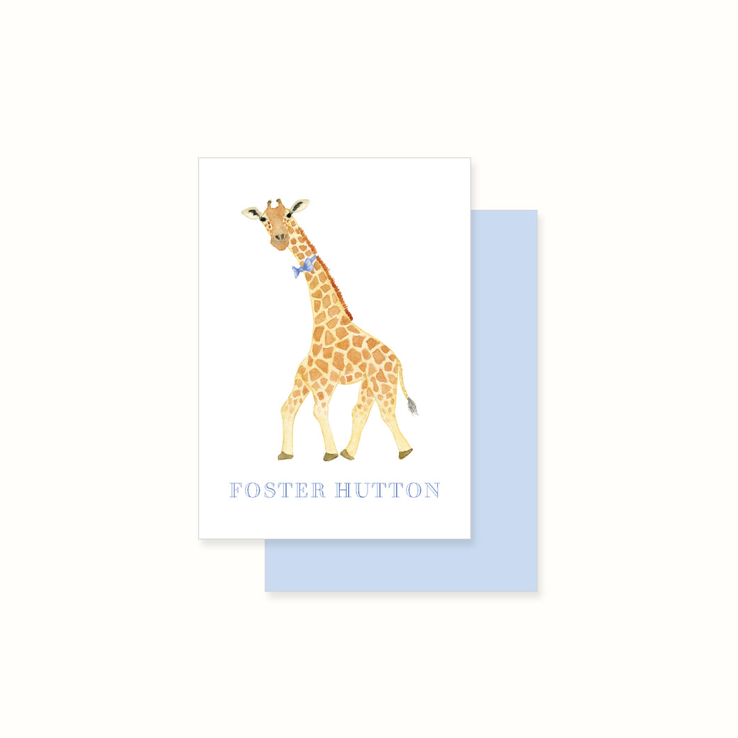 Giraffe Enclosure Card