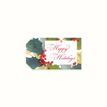 Load image into Gallery viewer, Holly Leaves Gift Tags
