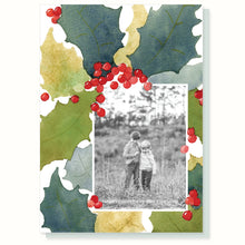 Load image into Gallery viewer, Holly Leaves Card
