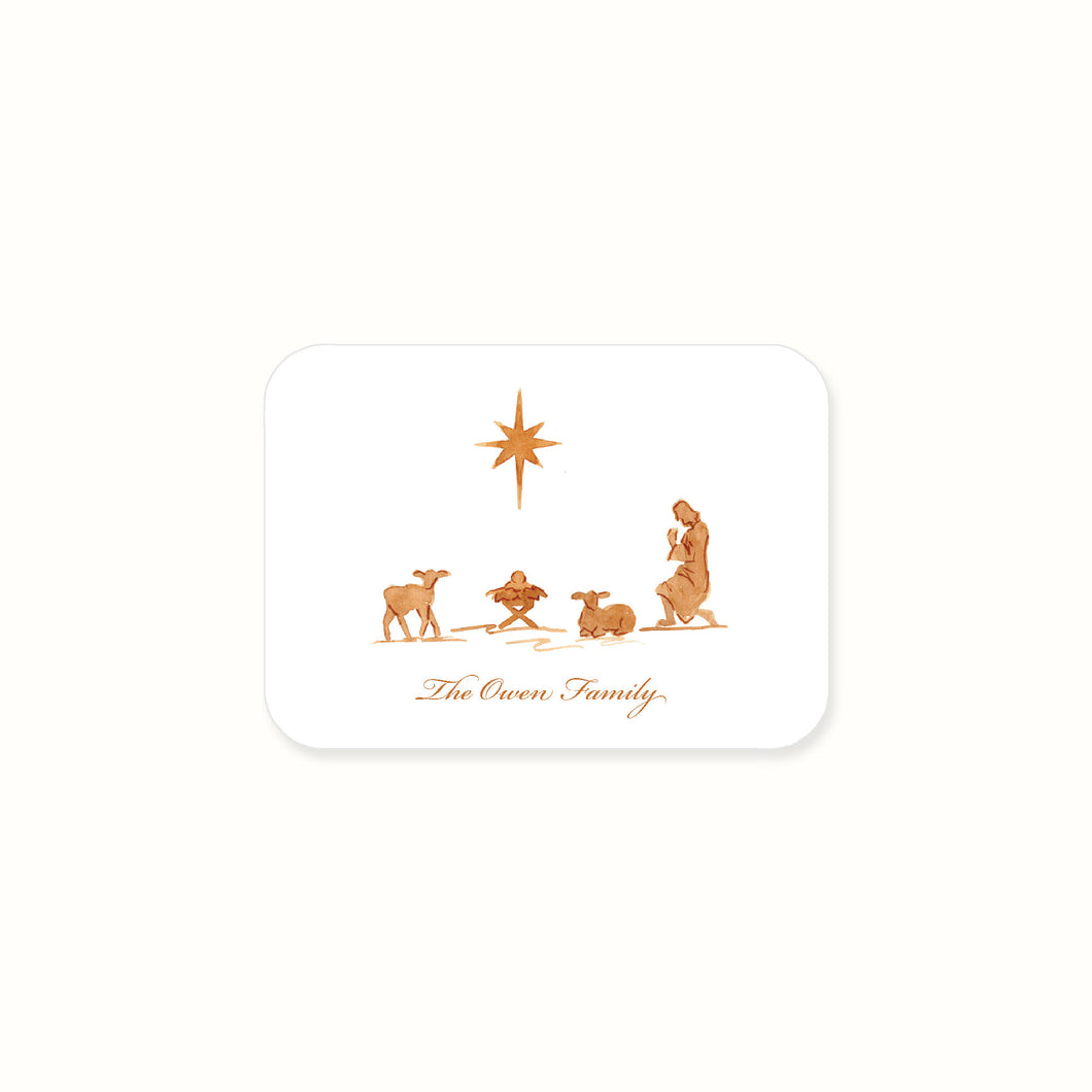 Nativity Enclsoure Card