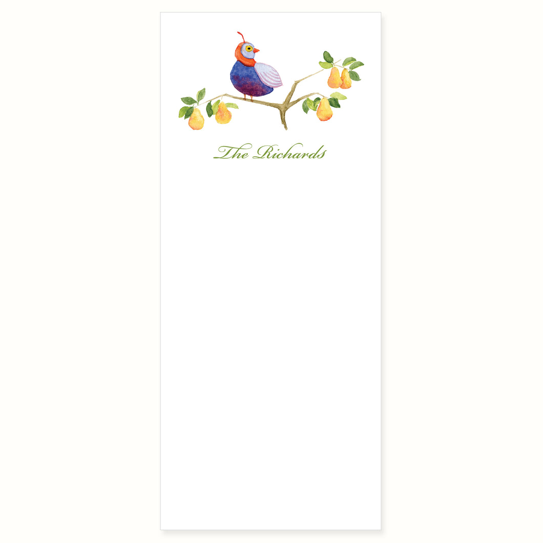 Partridge in a Pear Tree Notepad