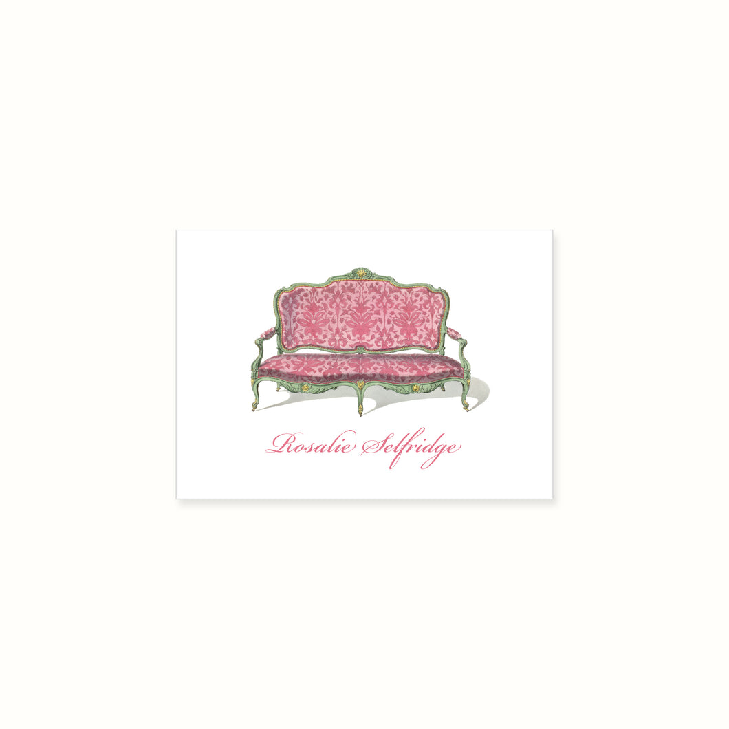 Pink Sofa Enclosure Card