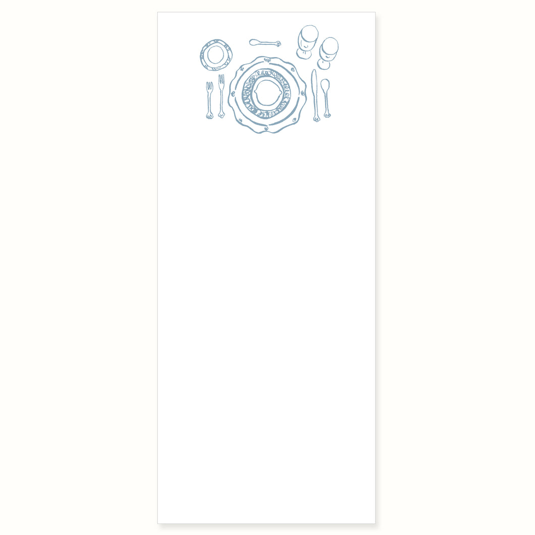 Place Setting Notepad