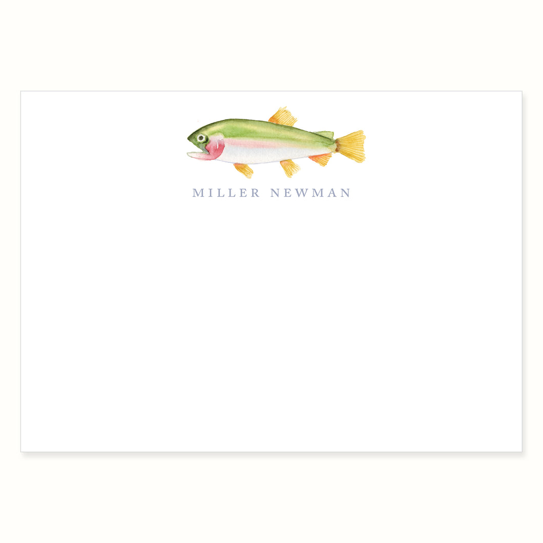 Rainbow Trout Stationery