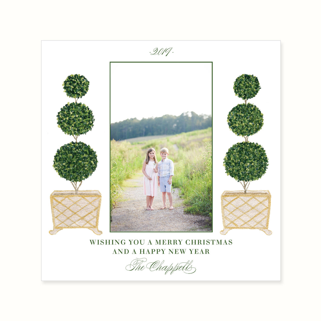 Topiary Square Card