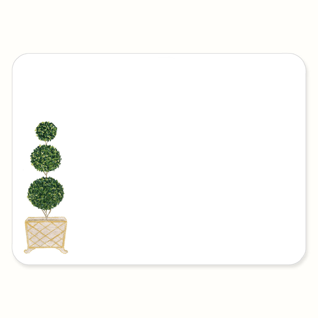 Topiary Notecard Set